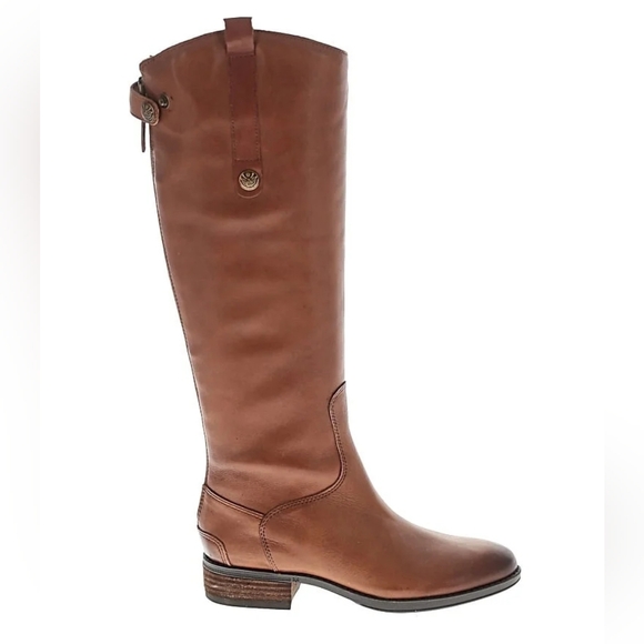 Sam Edelman Penny Leather Knee High Riding Boots Size 9M - Picture 1 of 12